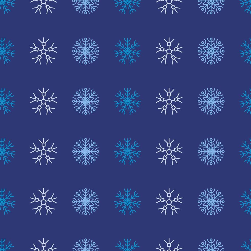 fondo transparente de los copos de nieve. elementos de decoración de navidad y año nuevo. ilustración vectorial vector