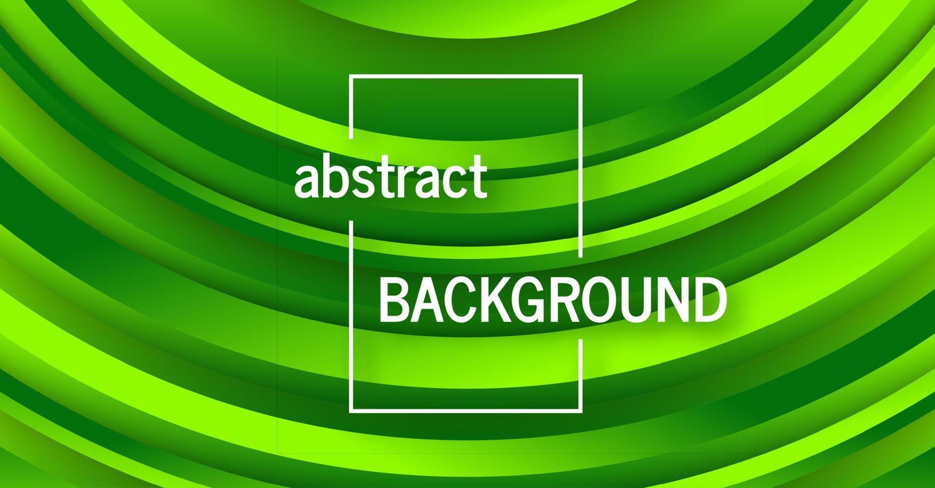 Trendy geometric green background with abstract circles shapes. Banner design. Futuristic dynamic pattern. Vector illustration