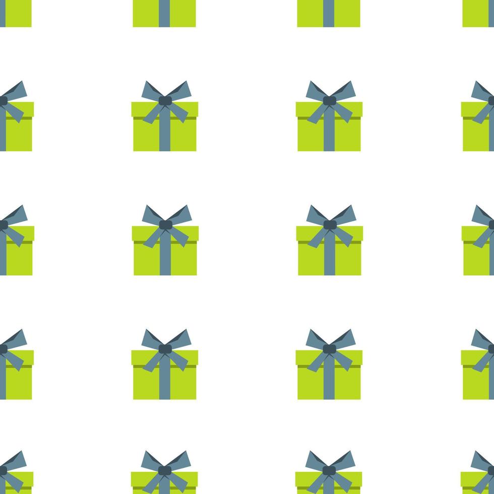 Seamless pattern with gift boxes on white background. Vector illustration