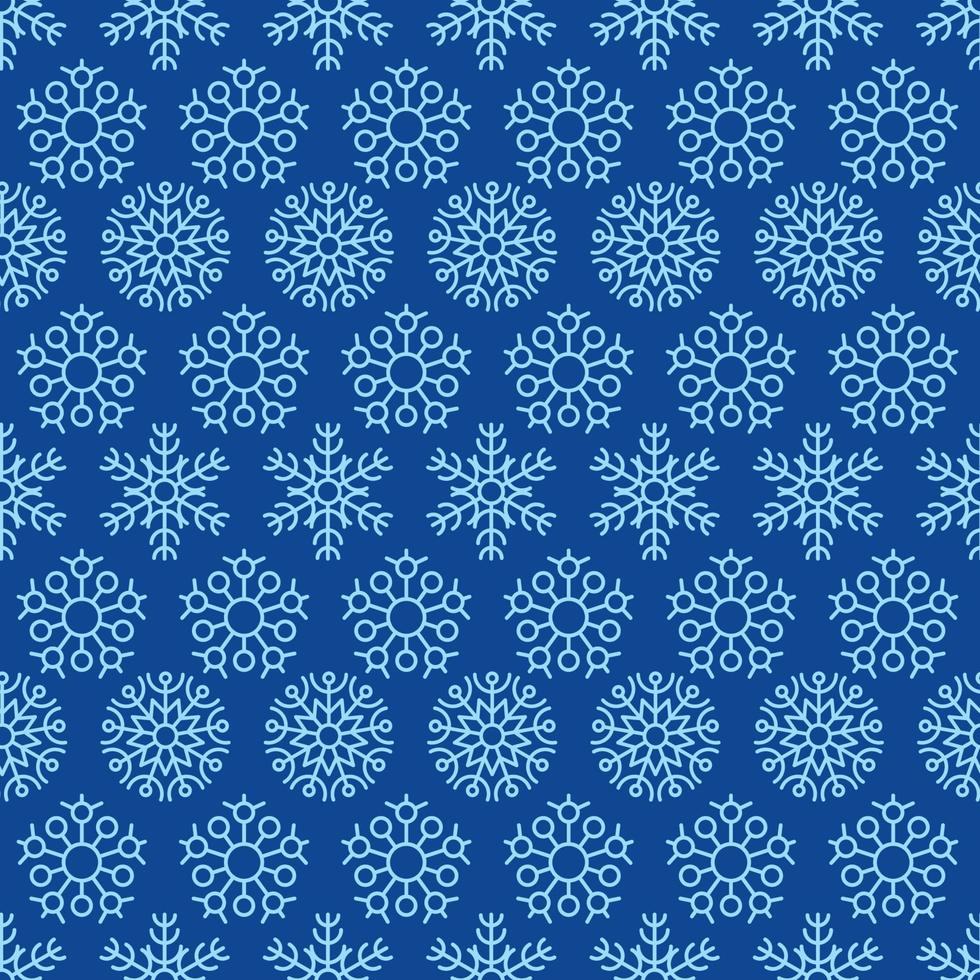 fondo transparente de los copos de nieve. elementos de decoración de navidad y año nuevo. ilustración vectorial vector