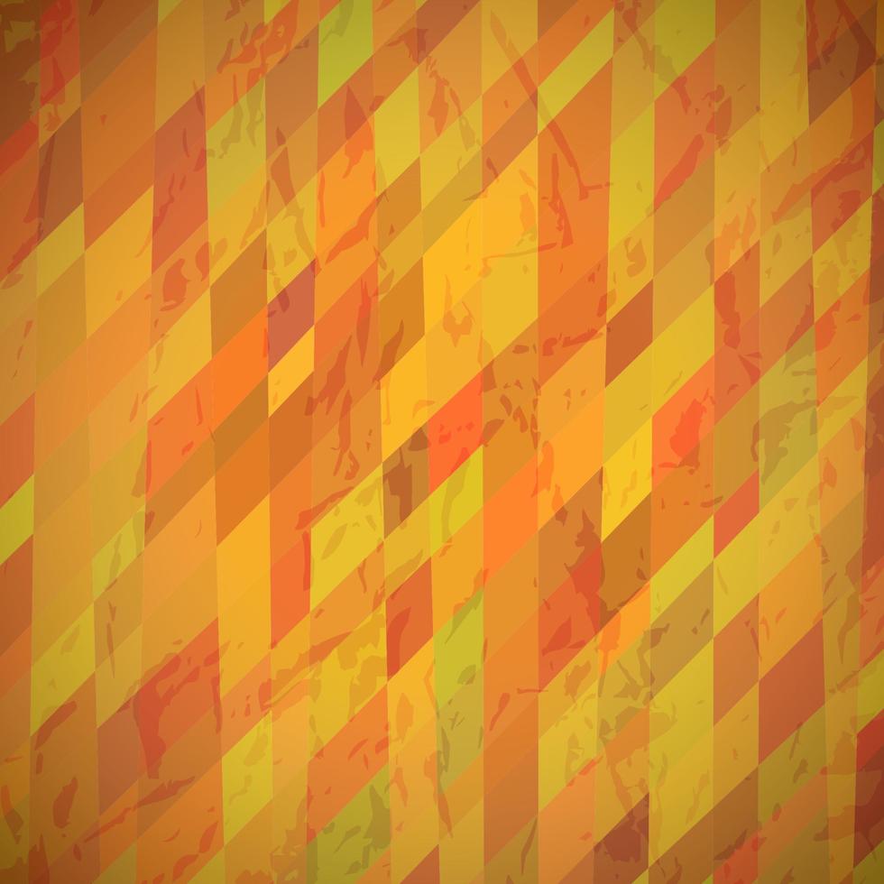 fondo texturizado abstracto con rectángulos de colores naranjas. diseño de tarjeta hermoso diseño de patrón geométrico dinámico futurista. ilustración vectorial vector