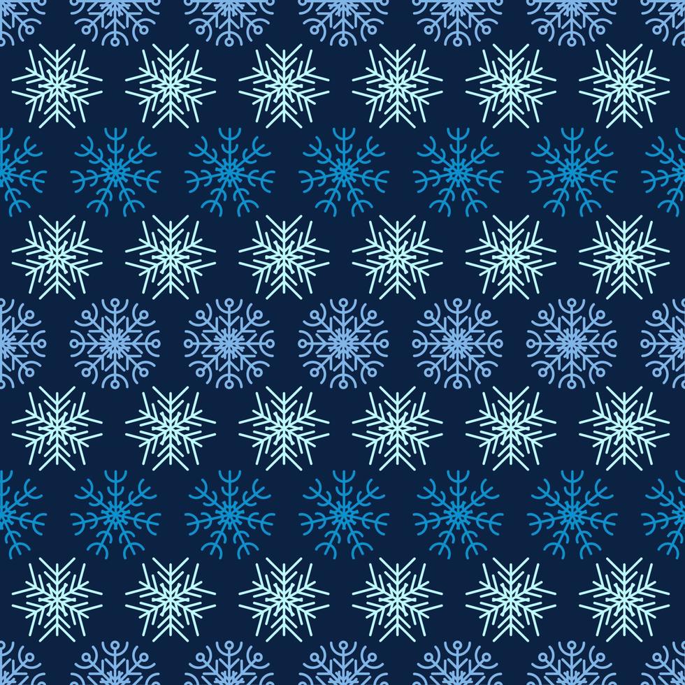 fondo transparente de los copos de nieve. elementos de decoración de navidad y año nuevo. ilustración vectorial vector