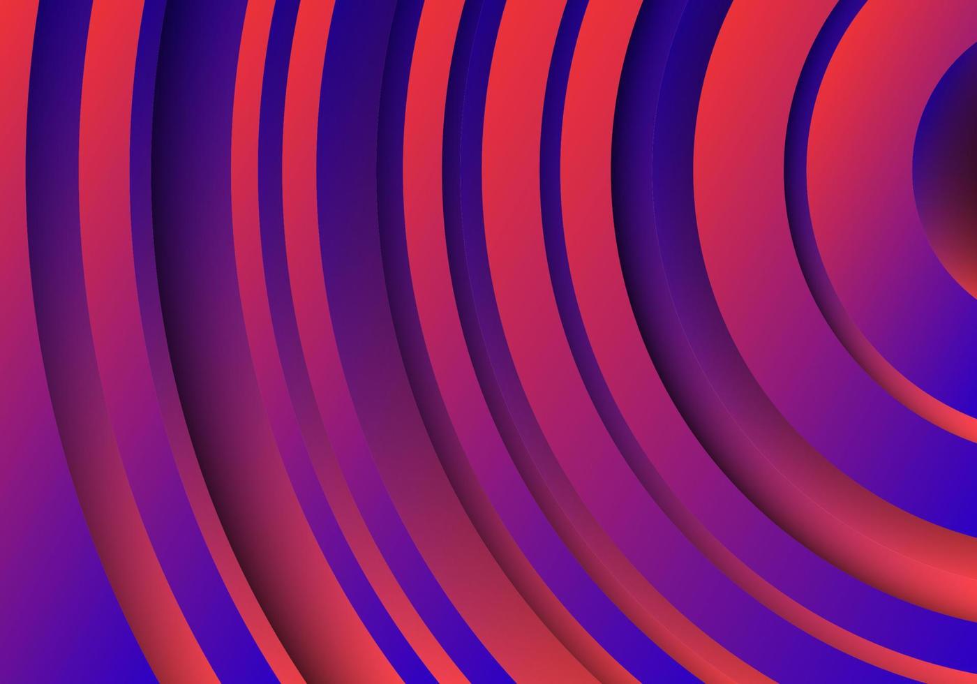 Geometric purple background with abstract circles shapes vector