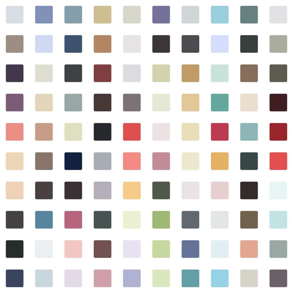 Abstract round seamless pattern with colored circles dots on a white background. vector
