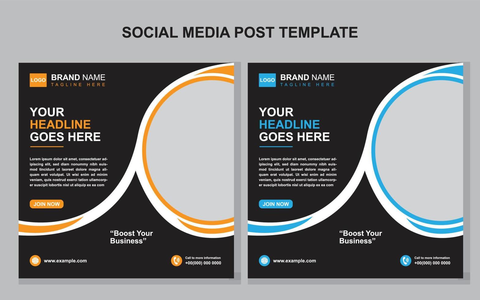 Marketing webinar template vector