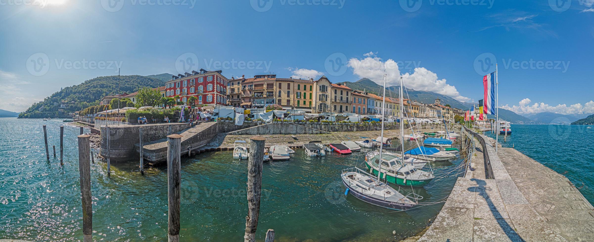 Picture of the harbour of Connobio on Lake Maggiore photo