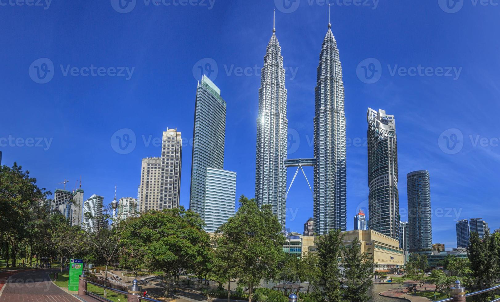 View over the KLCC Park in Kuala Lumpur photo