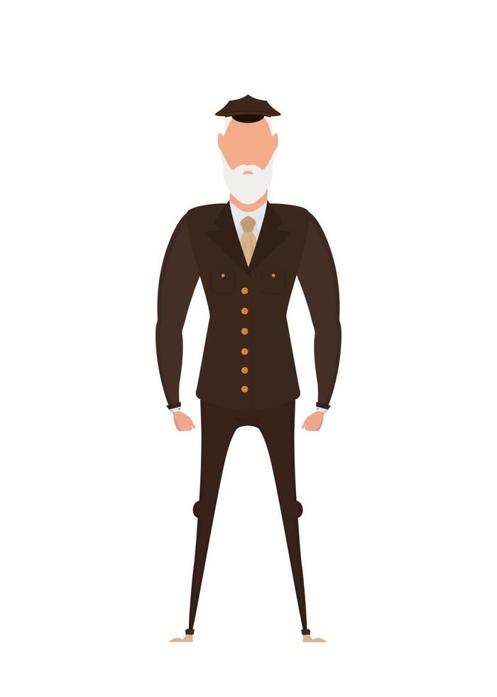 Veteran army soldier used for veterans day, independent day, vector
