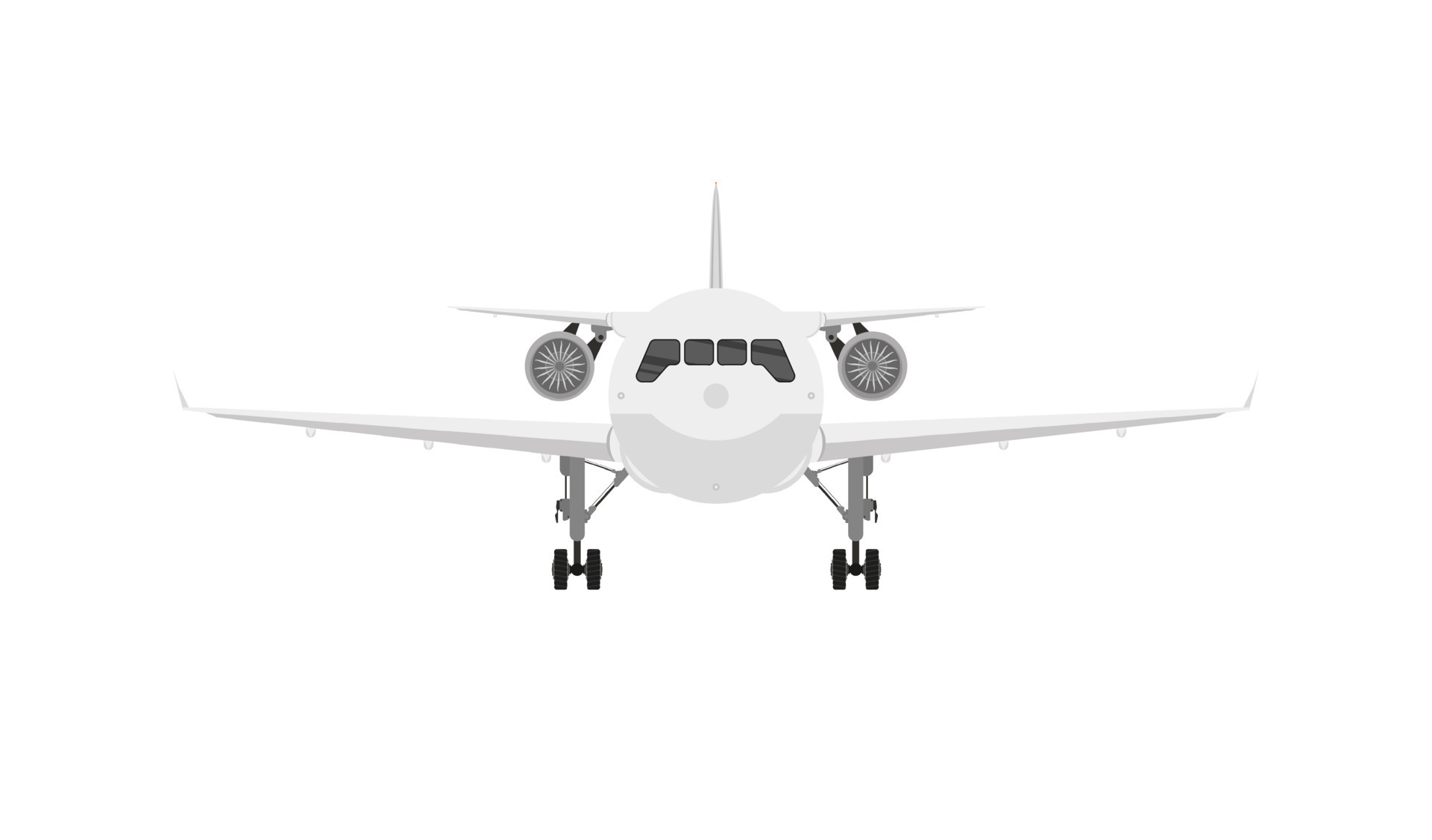 Back view of commercial airliner. Airplane transport isolated on white background 16594675 Vector Art at Vecteezy Back view of commercial airliner. Airplane transport isolated on white background 16594675 Vector Art at Vecteezy