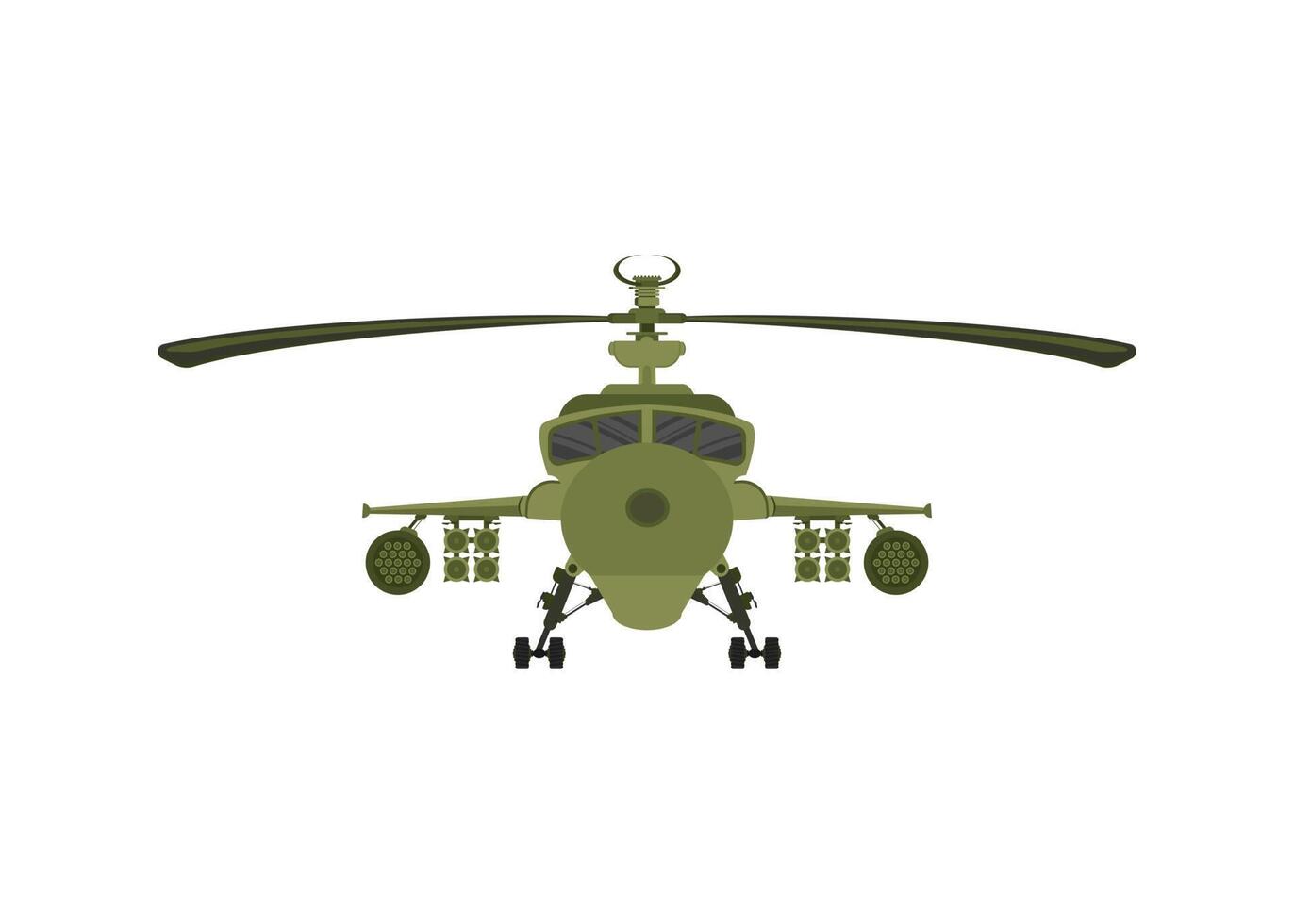 apache war machine illustration vector