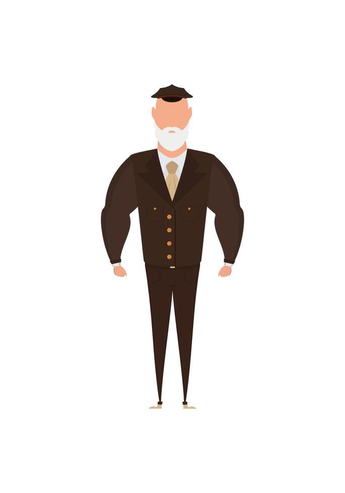 Veteran army soldier used for veterans day, independent day, vector illustration