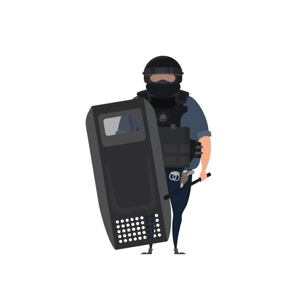 Special forces character. illustration vector