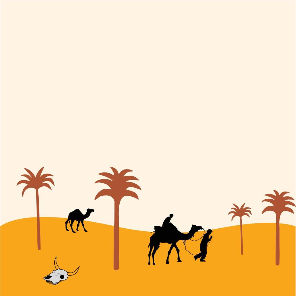 Colorful Desert background vector