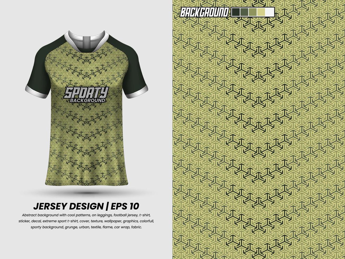 Soccer jersey design for sublimation, sport t shirt design, template jersey vector