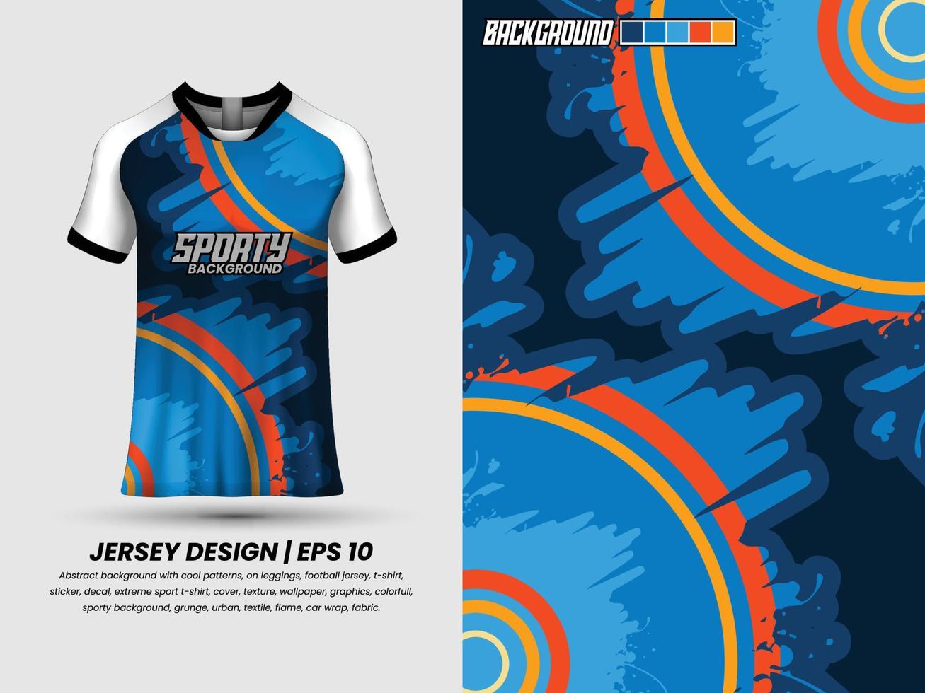 Soccer jersey design for sublimation, sport t shirt design, template jersey vector