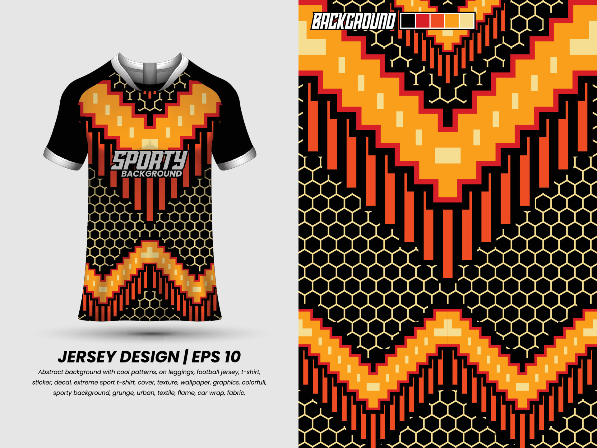 Soccer jersey design for sublimation, sport t shirt design