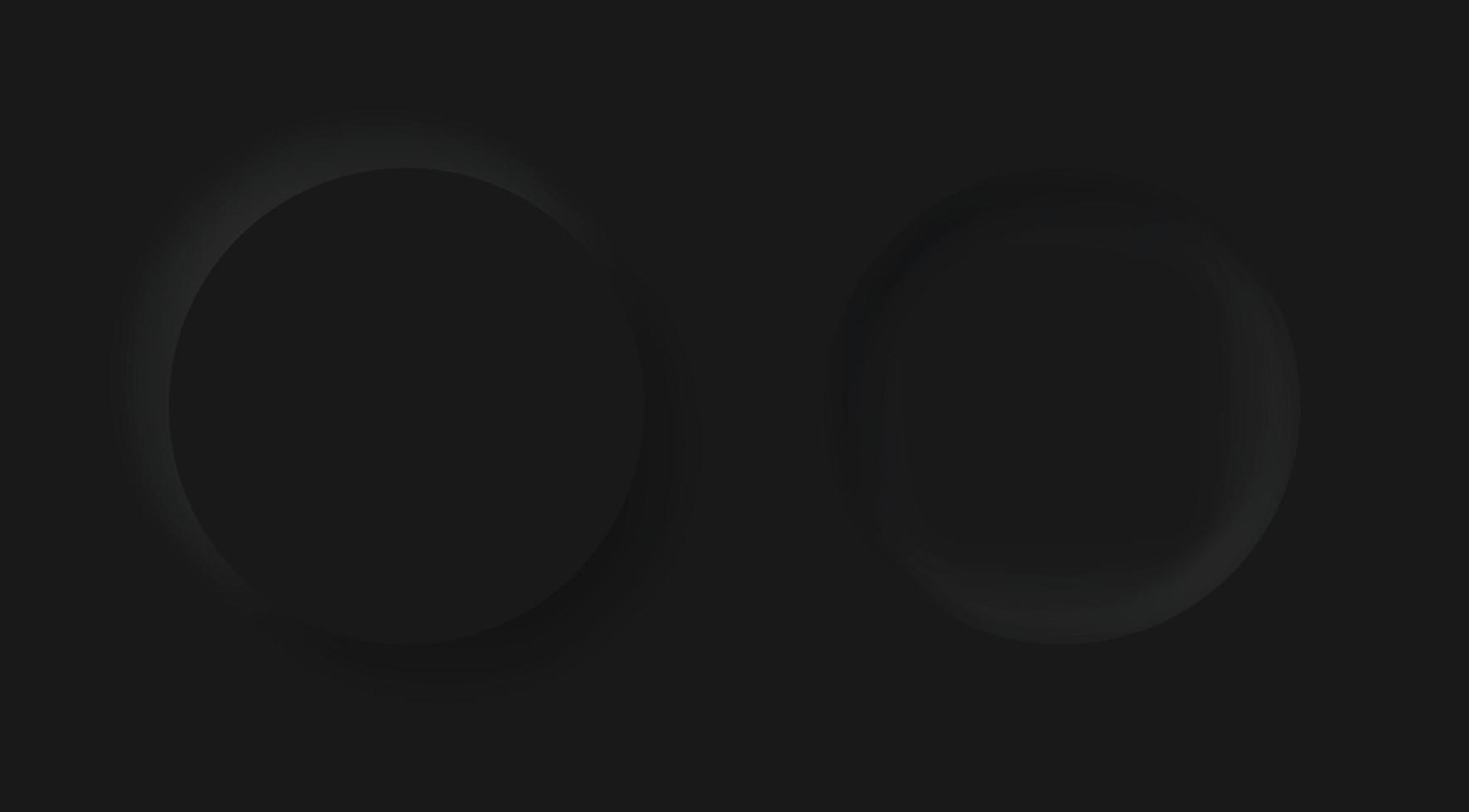 Black button Neumorphism design elements vector set, Button and Element for UI Web design or Application UI Design.