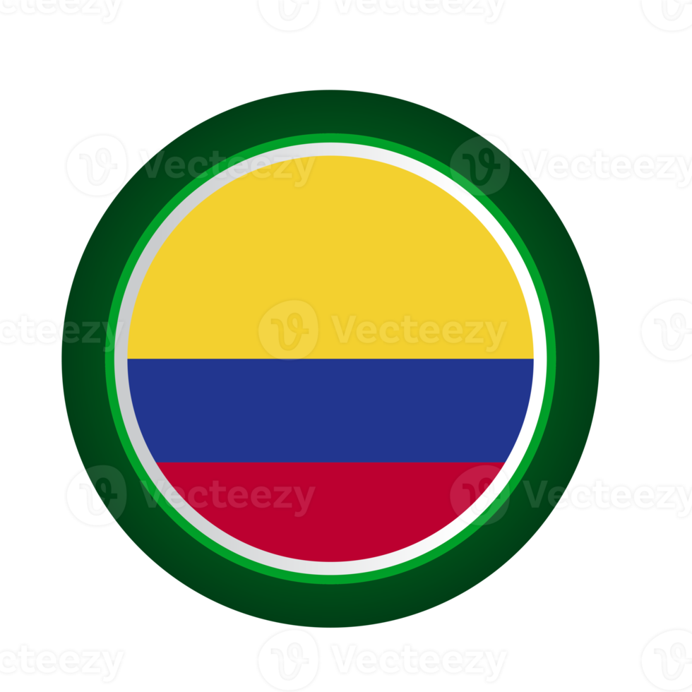 país da bandeira da Colômbia png