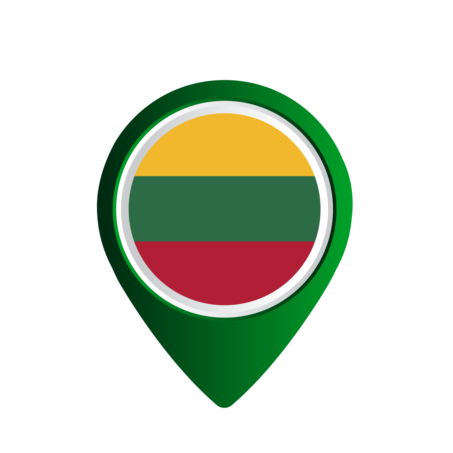 Lithuania flag country 16595354 PNG