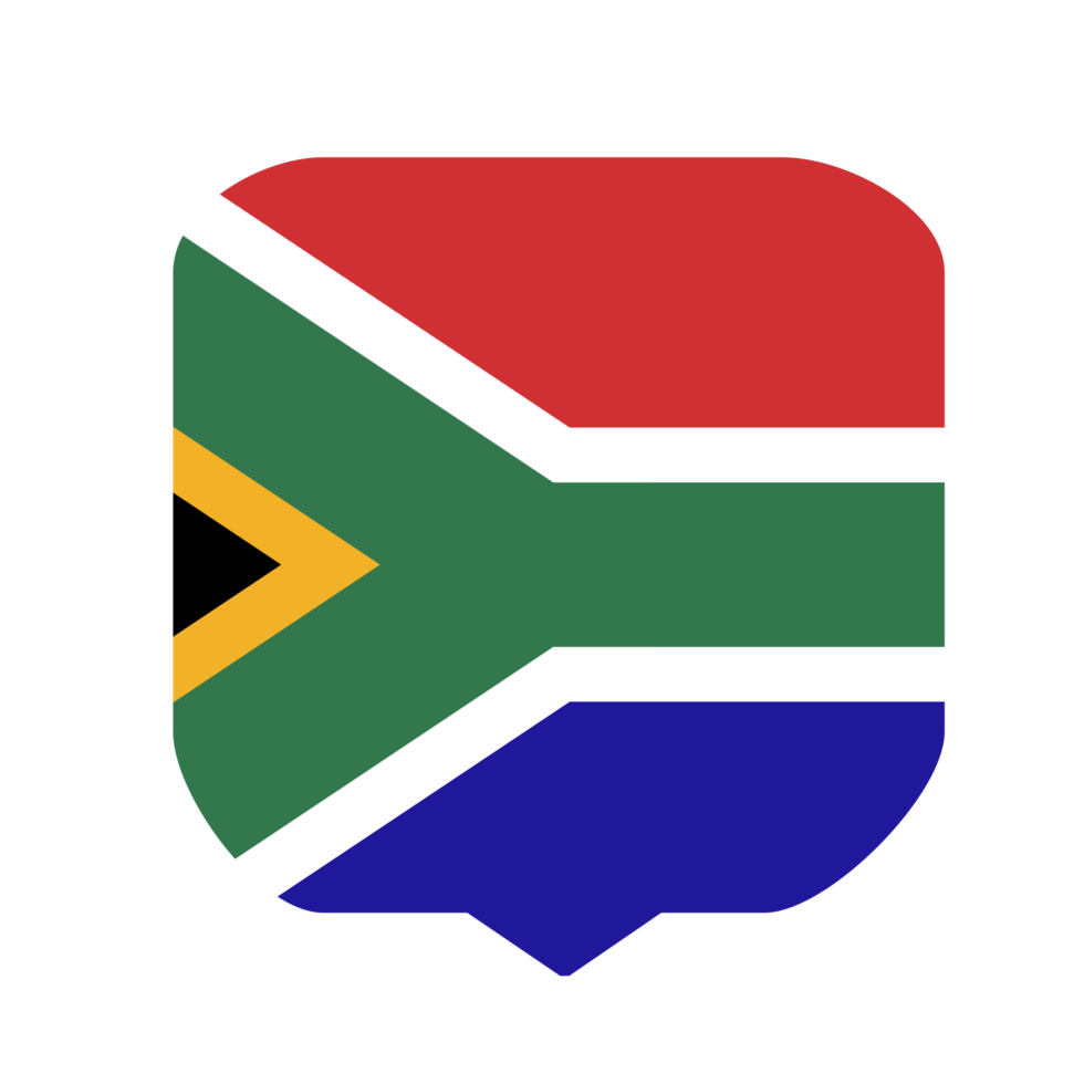 South Africa flag country png