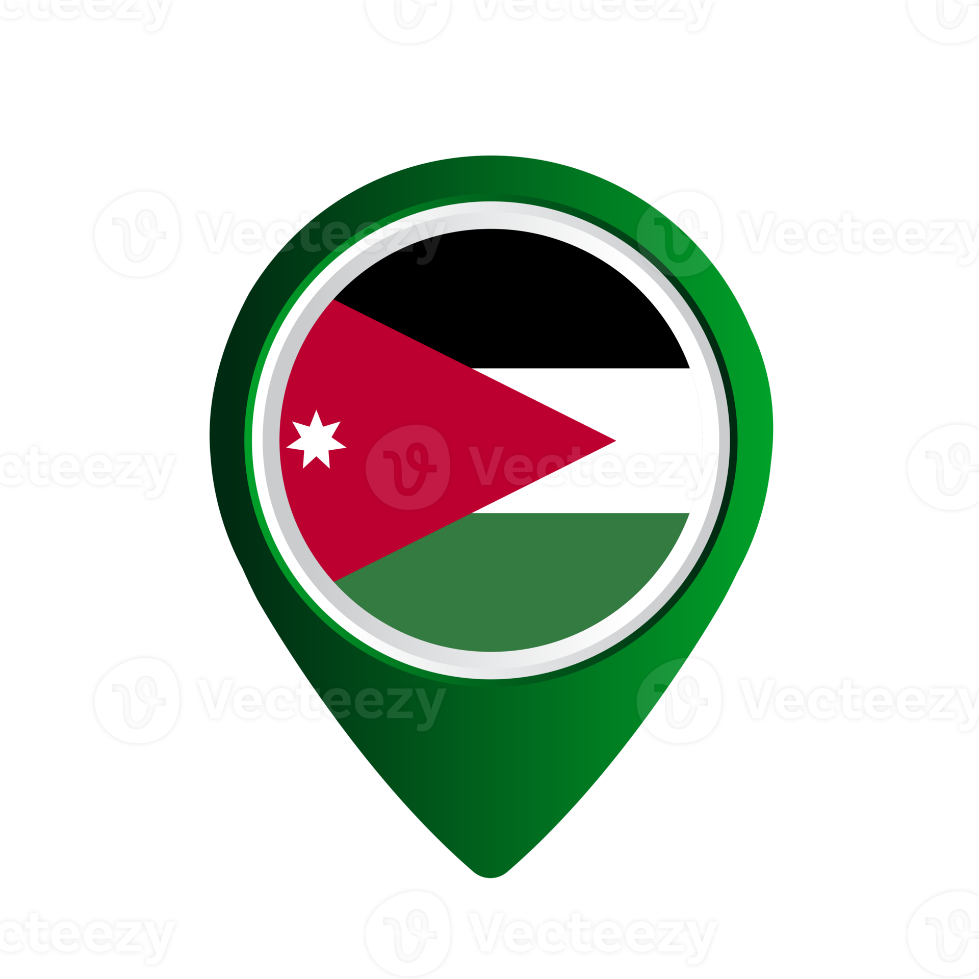 Jordan flag country 16595482 PNG