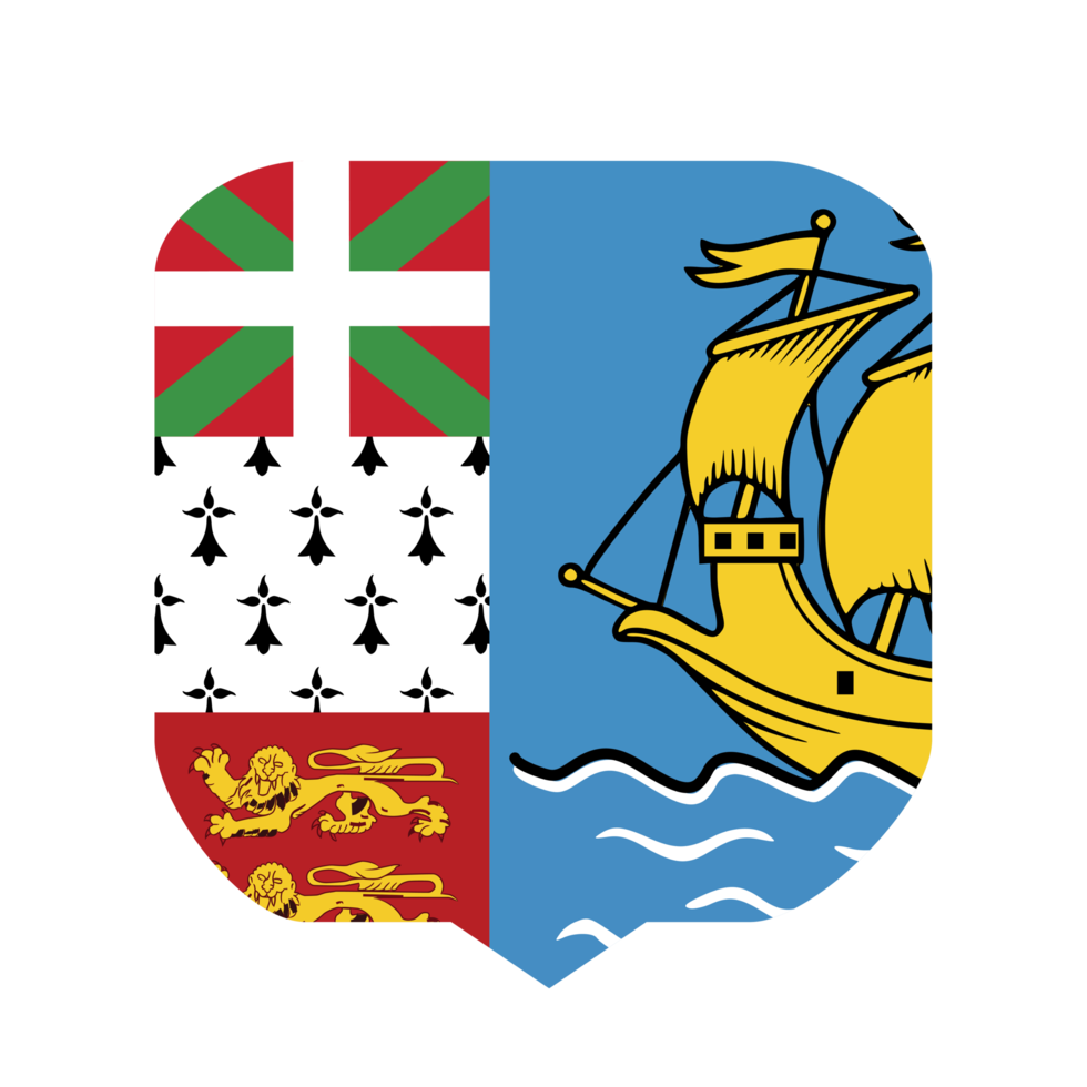 Flaggenland Saint Pierre und Miquelon png