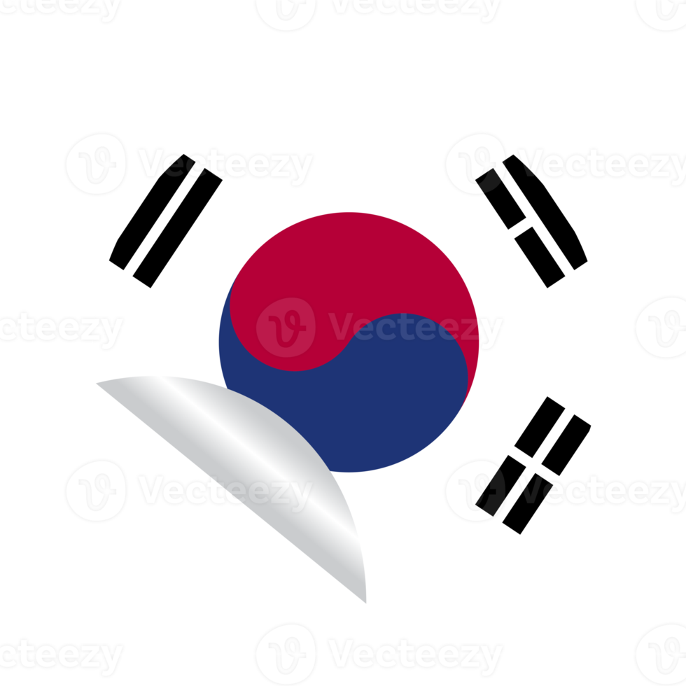 zuiden Korea vlag land png