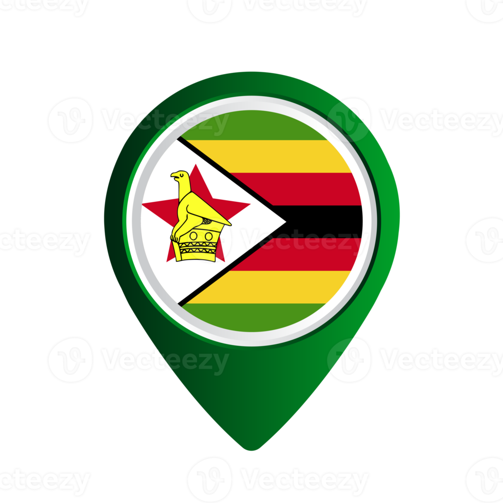 zimbabwe flagga Land png