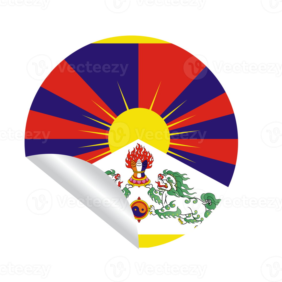 Tibet bandiera nazione png