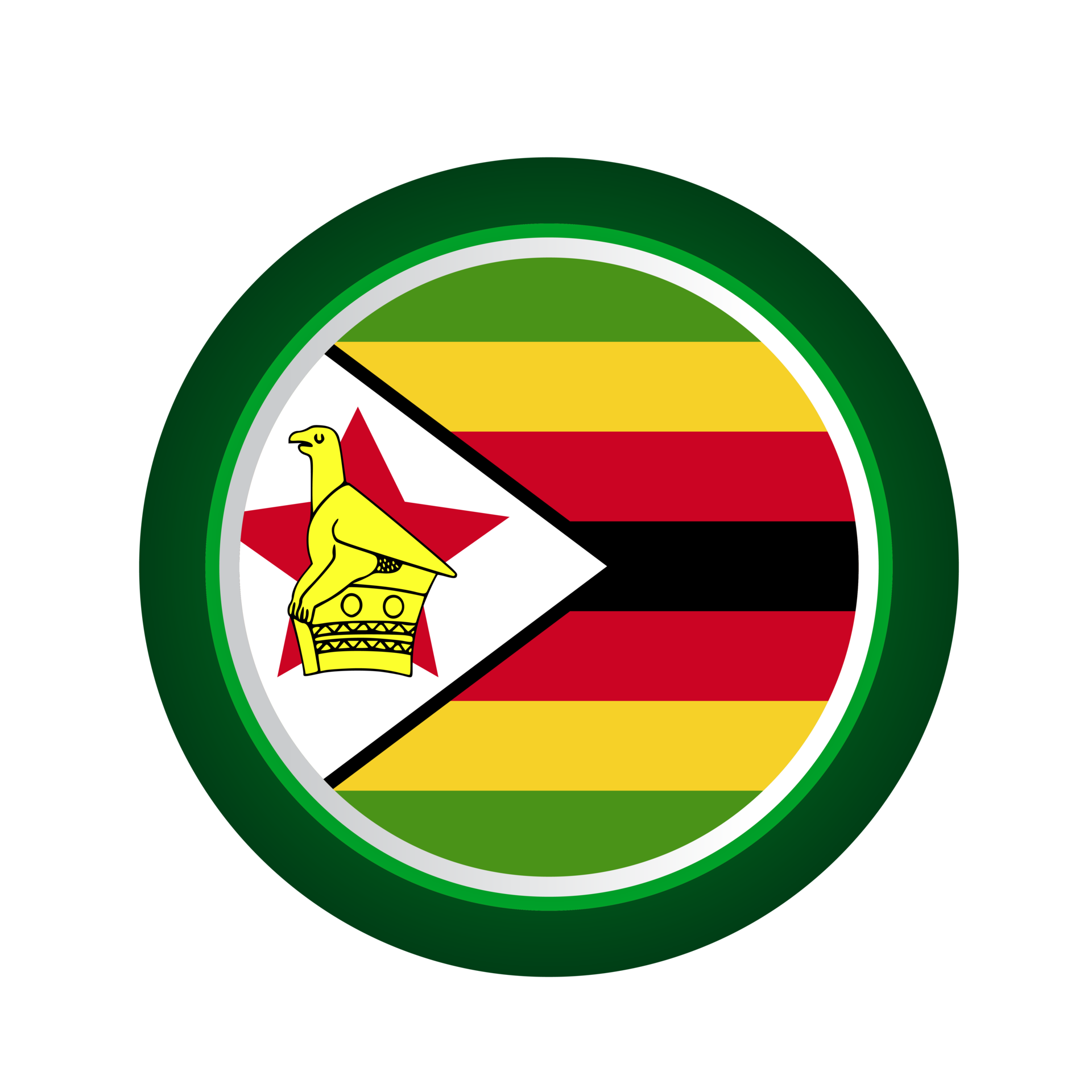 Zimbabwe flag country 16595534 PNG