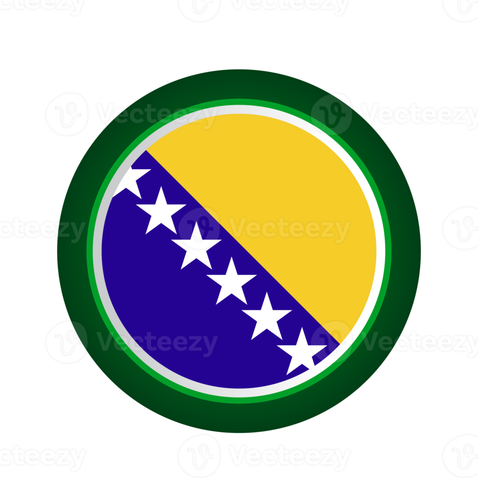 Bosnië en herzegovina vlag land png