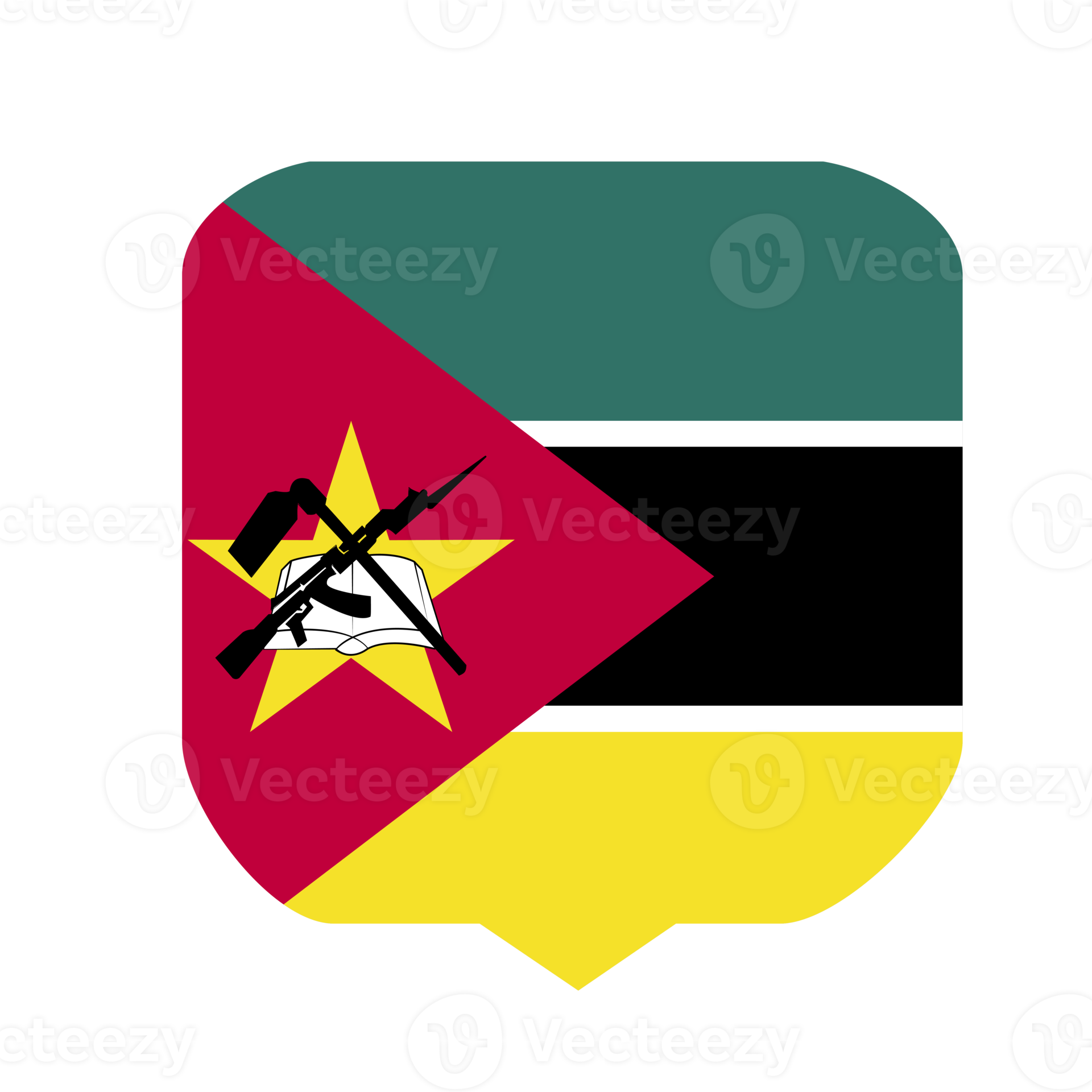 Mozambique flag country 16595715 PNG
