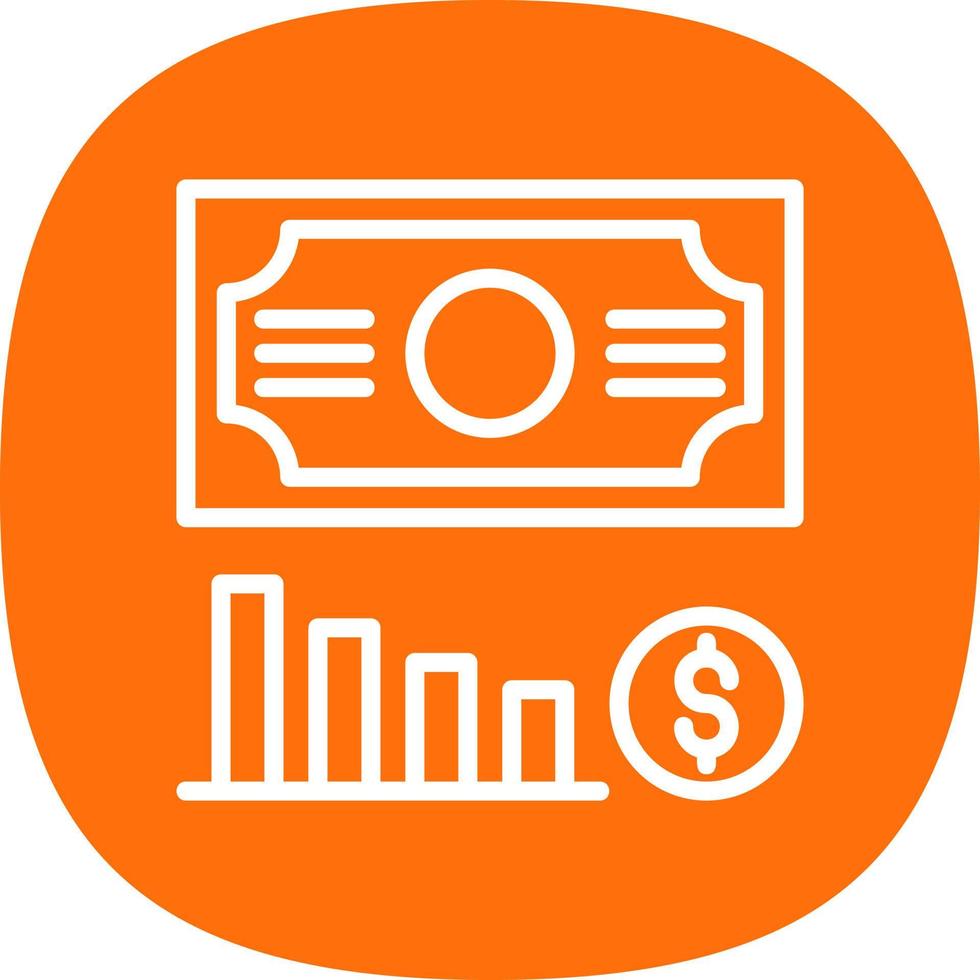 Money Loss Vector Icon Design