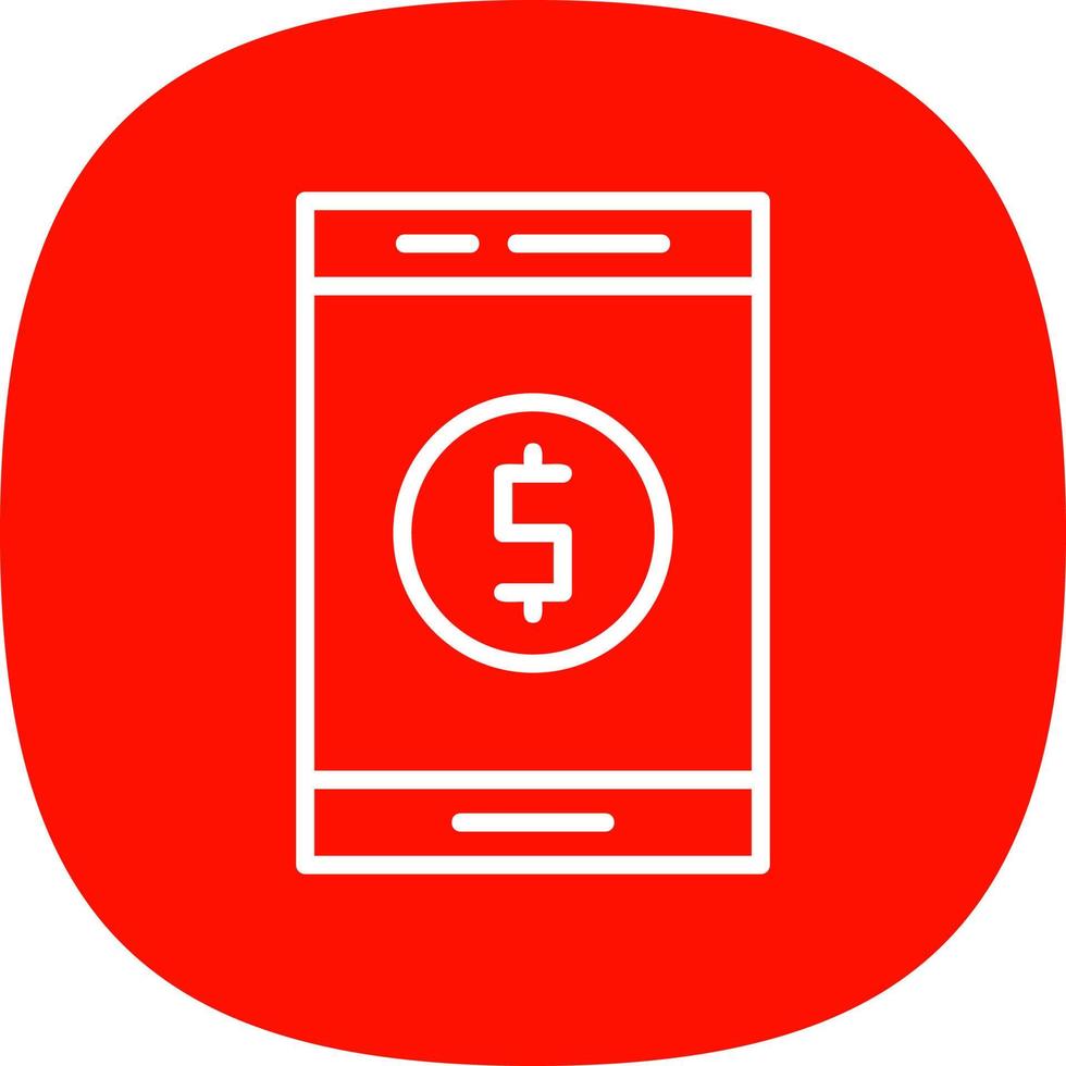 Online Money Vector Icon Design