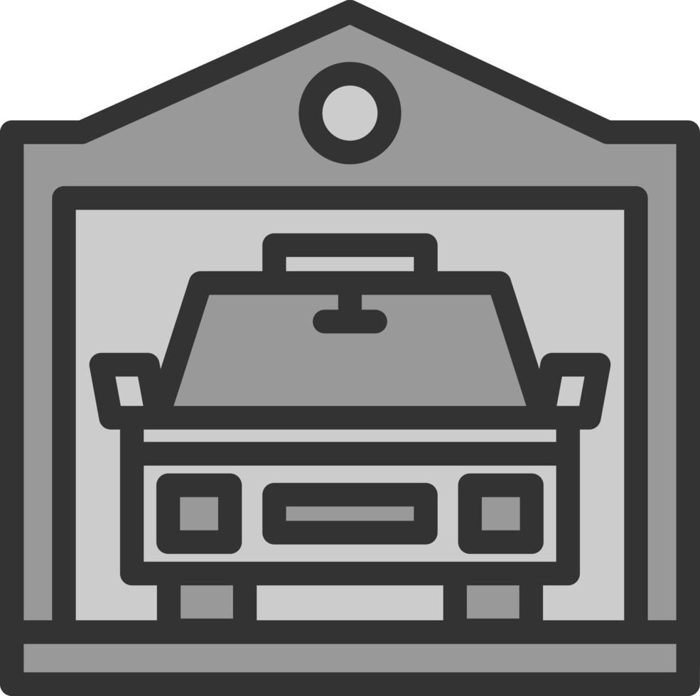 Garage Vector Icon Design