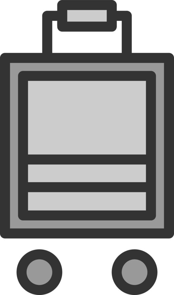 Baggages Vector Icon Design