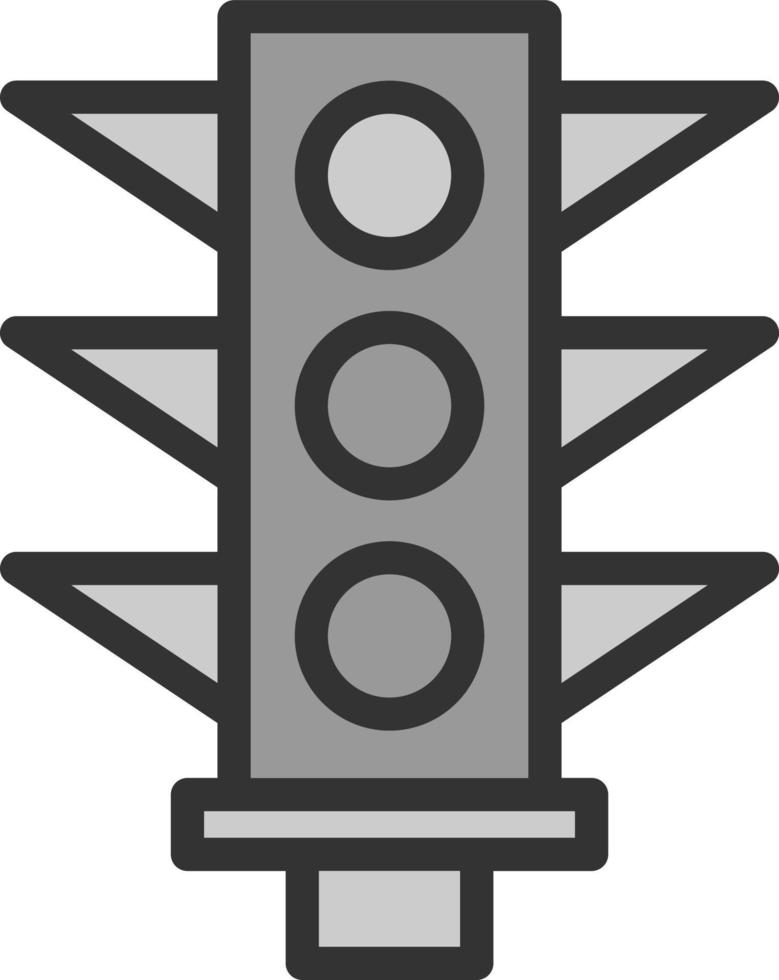 Traffic Signal Vector Icon Design