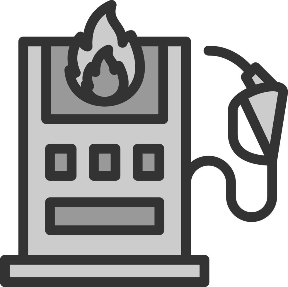 diseño de icono de vector de gas