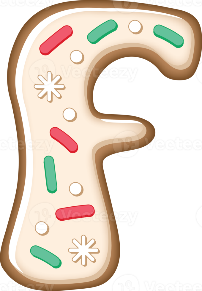 Cookie Alphabet F png