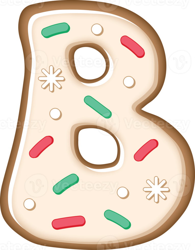 Cookie Alphabet B png