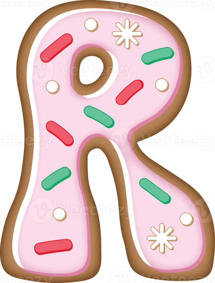 Cookie Alphabet R png