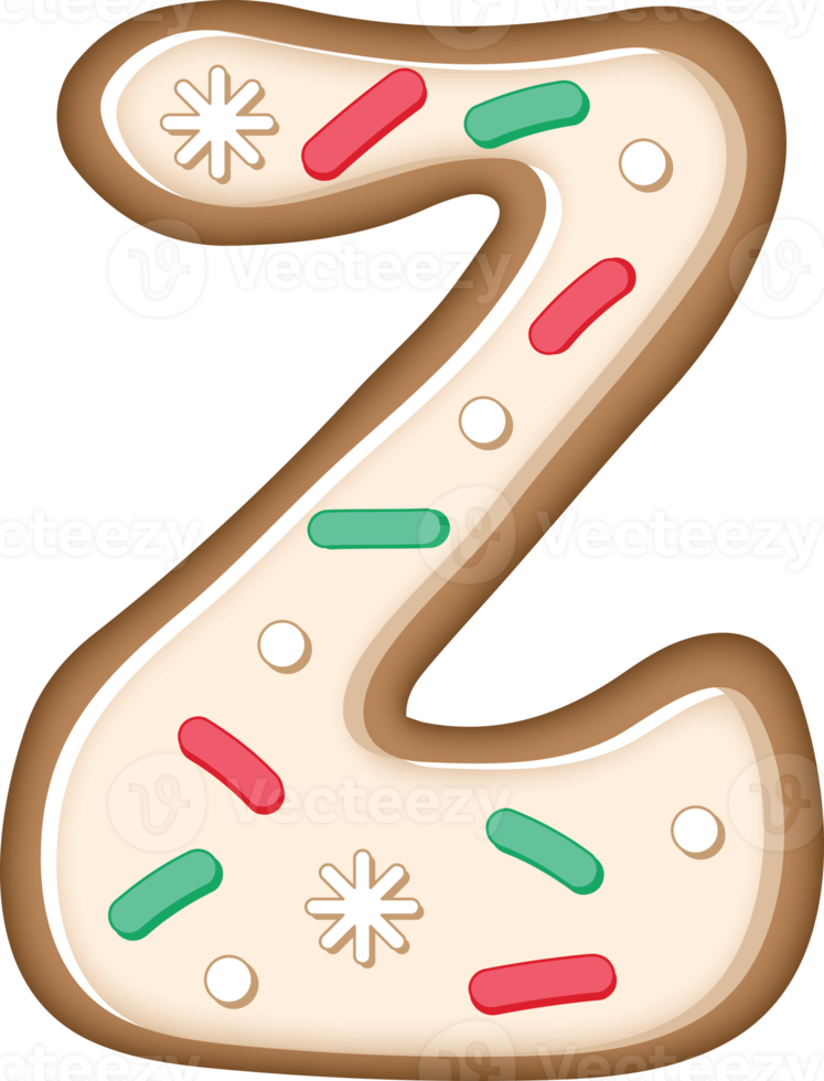 Cookie Alphabet Z png