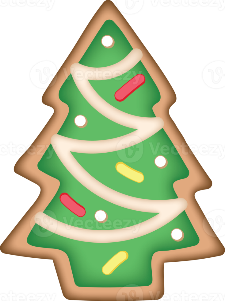 adorno galleta arbol de navidad png