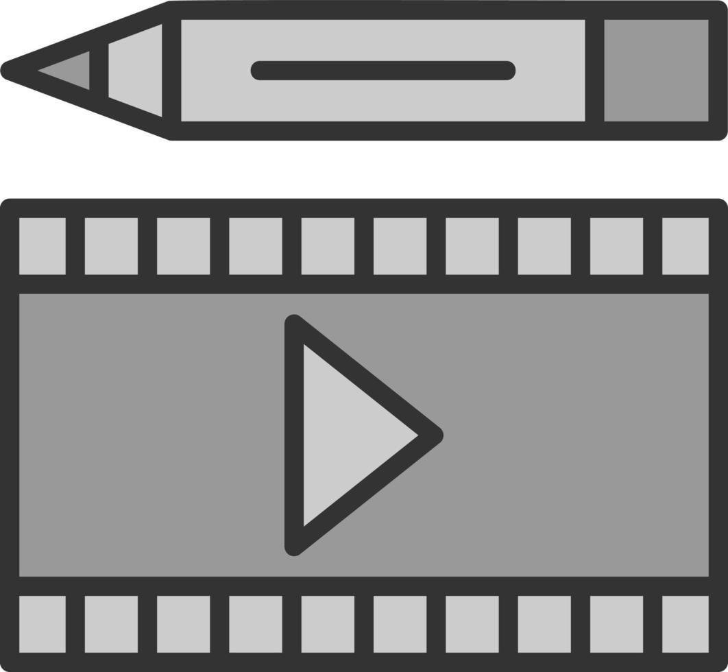 Video Edition Vector Icon Design