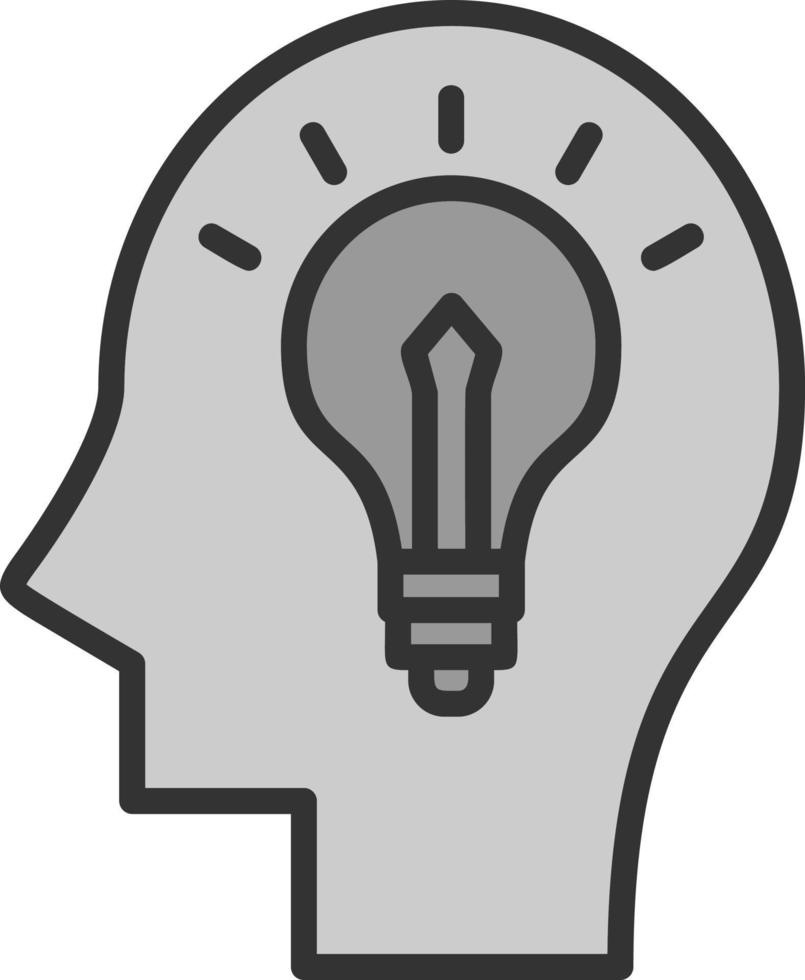 Creative Thinking Vector Icon Design