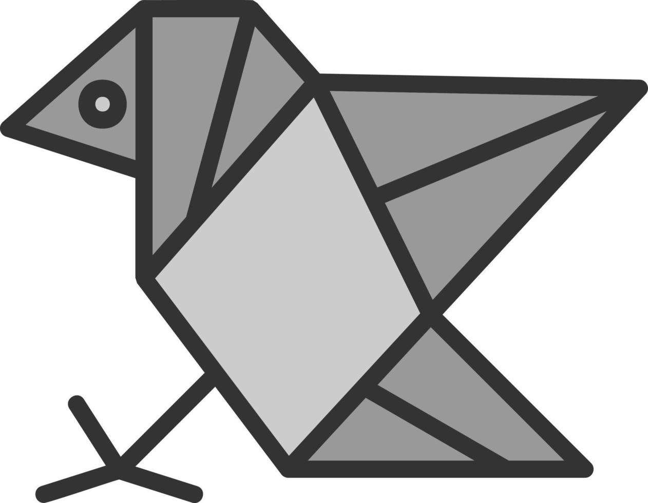 diseño de icono de vector de origami