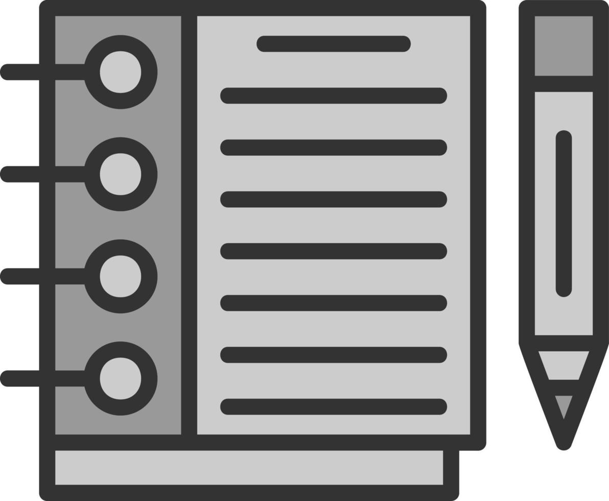 Sketchbook Vector Icon Design