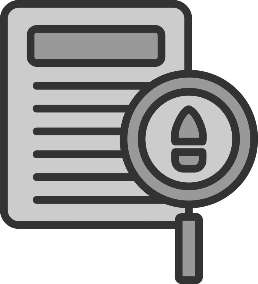 Evidence Vector Icon Design