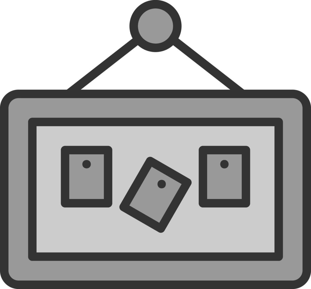 Pinboard Vector Icon Design