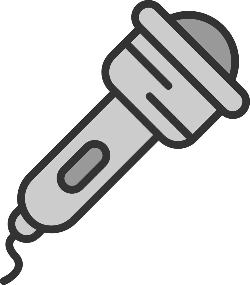 Flashlight Vector Icon Design